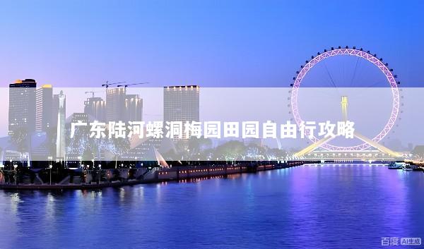 广东陆河螺洞梅园田园自由行攻略