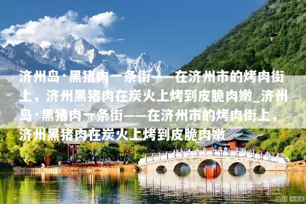 济州岛·黑猪肉一条街——在济州市的烤肉街上，济州黑猪肉在炭火上烤到皮脆肉嫩_济州岛·黑猪肉一条街——在济州市的烤肉街上，济州黑猪肉在炭火上烤到皮脆肉嫩