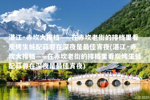湛江·赤坎大排档——在赤坎老街的排档里看炭烤生蚝配蒜蓉在深夜是最佳宵夜(湛江·赤坎大排档——在赤坎老街的排档里看炭烤生蚝配蒜蓉在深夜是最佳宵夜)